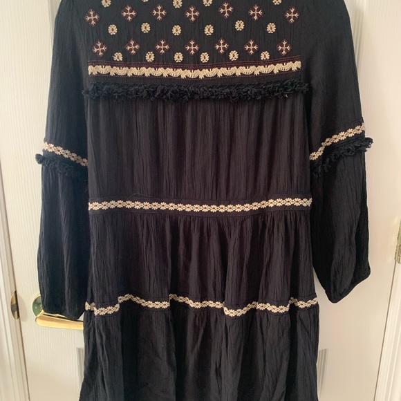 American Eagle Outfitters black boho dress size small - Picture 5 of 6